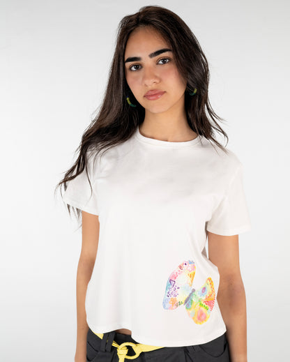 COLOR ME WINGS TEE