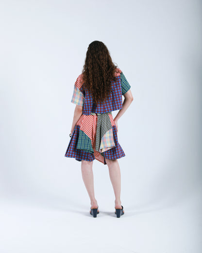 Asymmetrical Mosaic Skirt