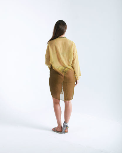 MARTINI EMBROIDERED COVER UP