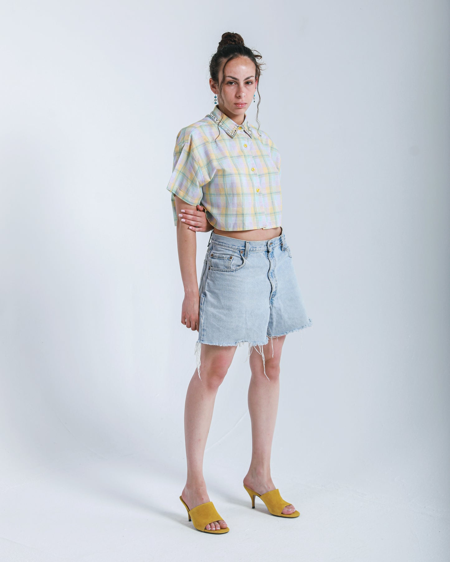 CITRUS CROPPED AFTER HOURS SHIRT