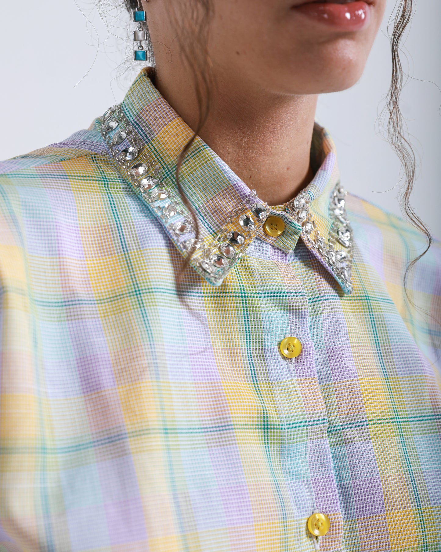CITRUS CROPPED AFTER HOURS SHIRT
