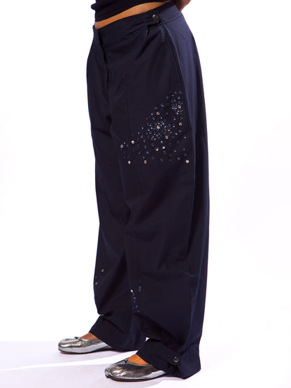 STARRY NIGHT BARREL LEG PANTS