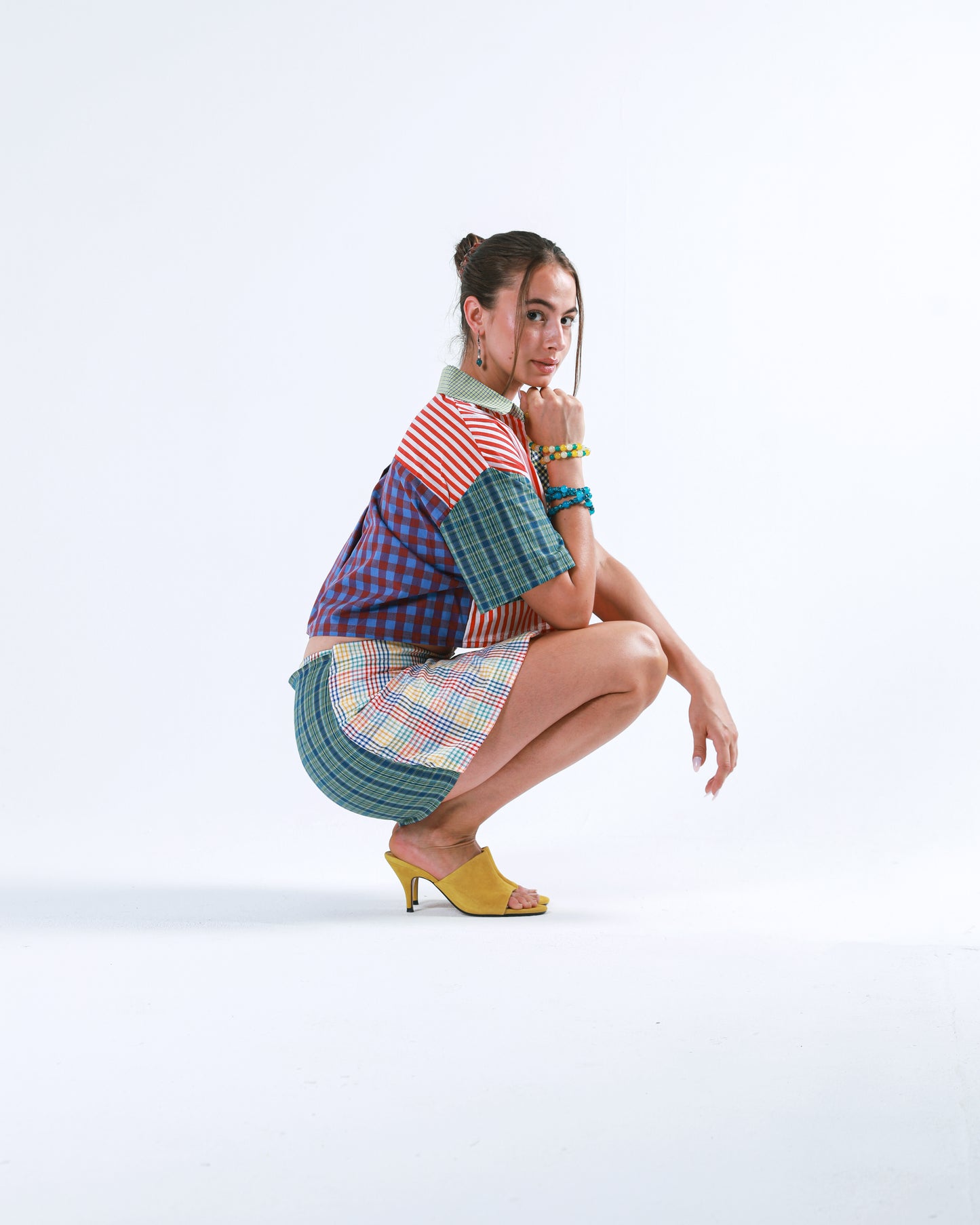 MOSAIC CROSSOVER SKIRT