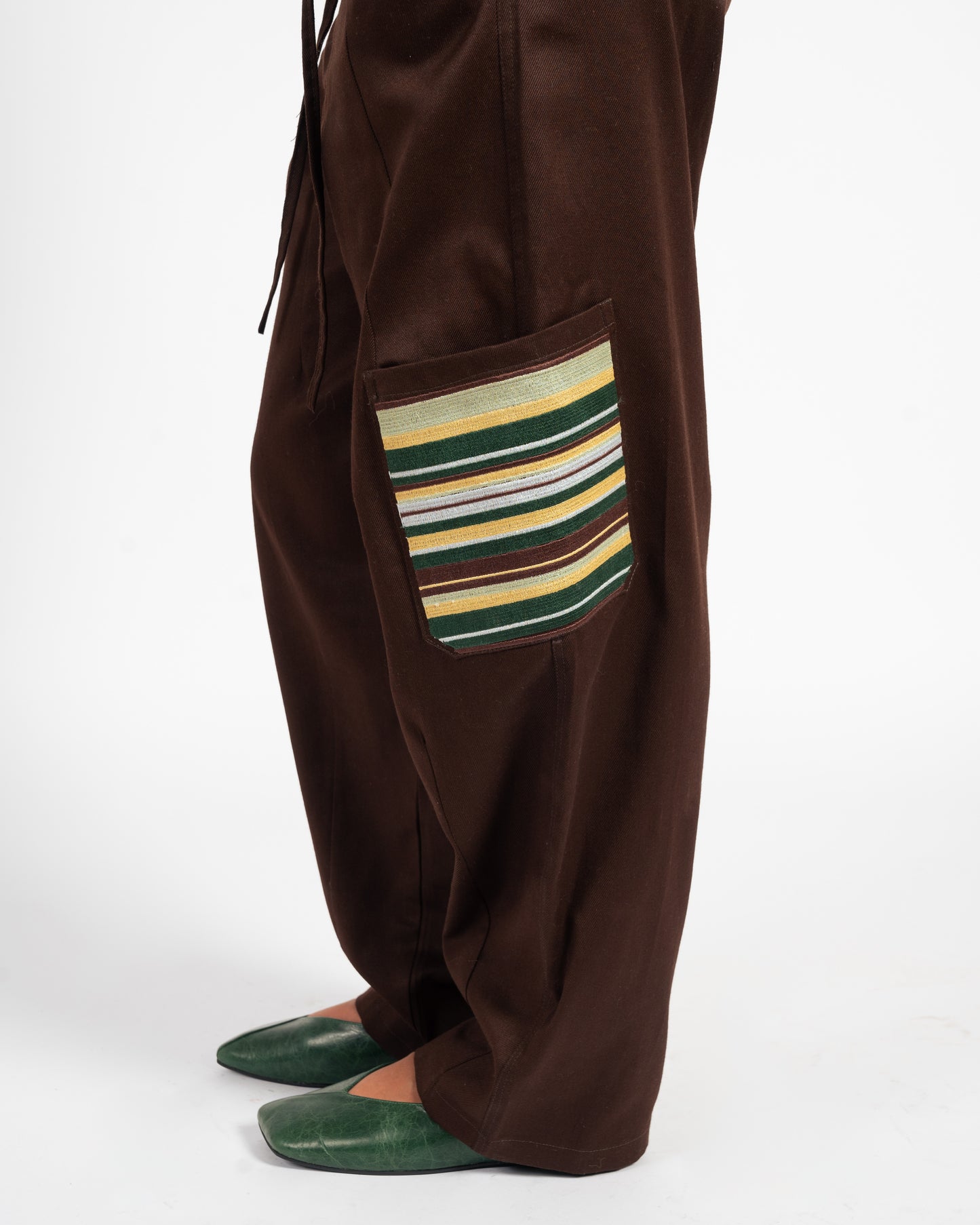 CANYON STRIPE BARREL PANTS