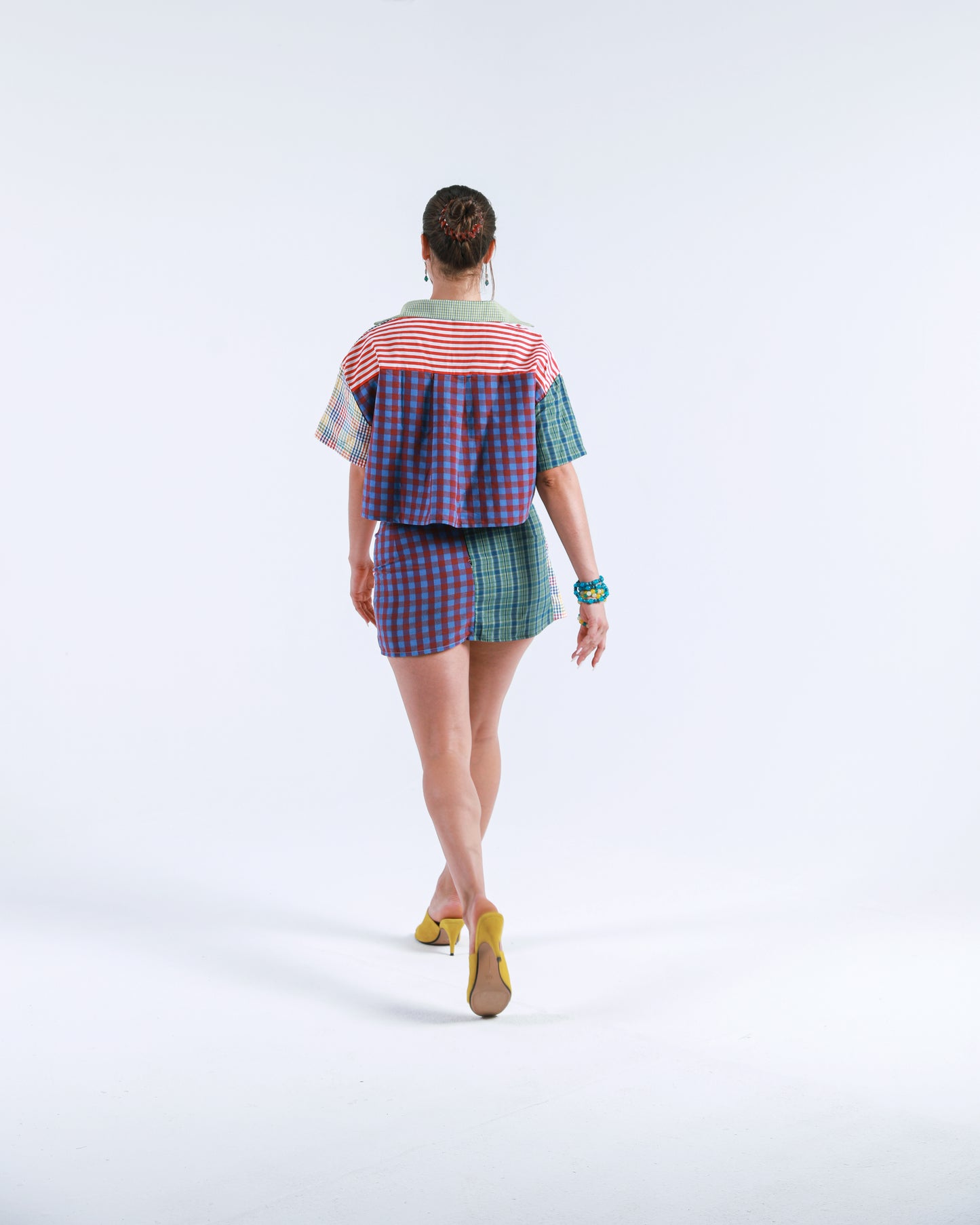 MOSAIC CROSSOVER SKIRT