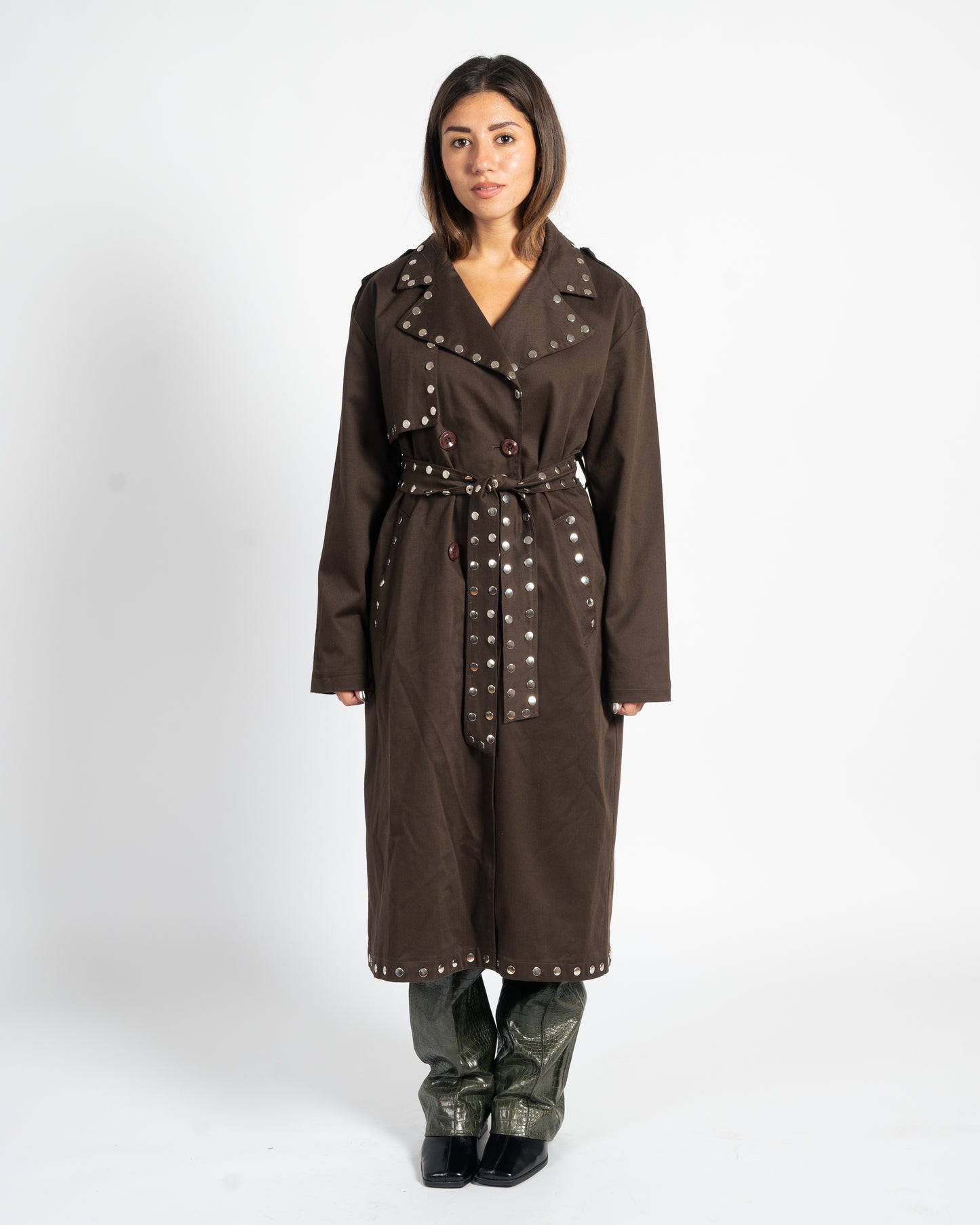 STARDUST TRENCH COAT IN MOCHA