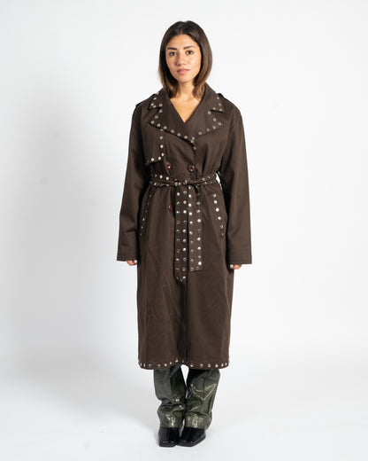 STARDUST TRENCH COAT IN MOCHA