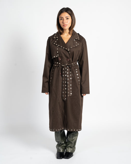 STARDUST TRENCH COAT IN MOCHA