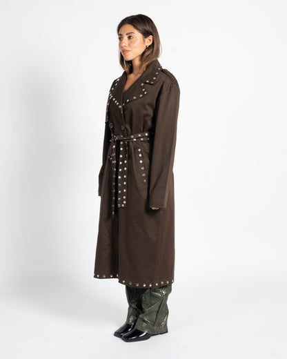 STARDUST TRENCH COAT IN MOCHA