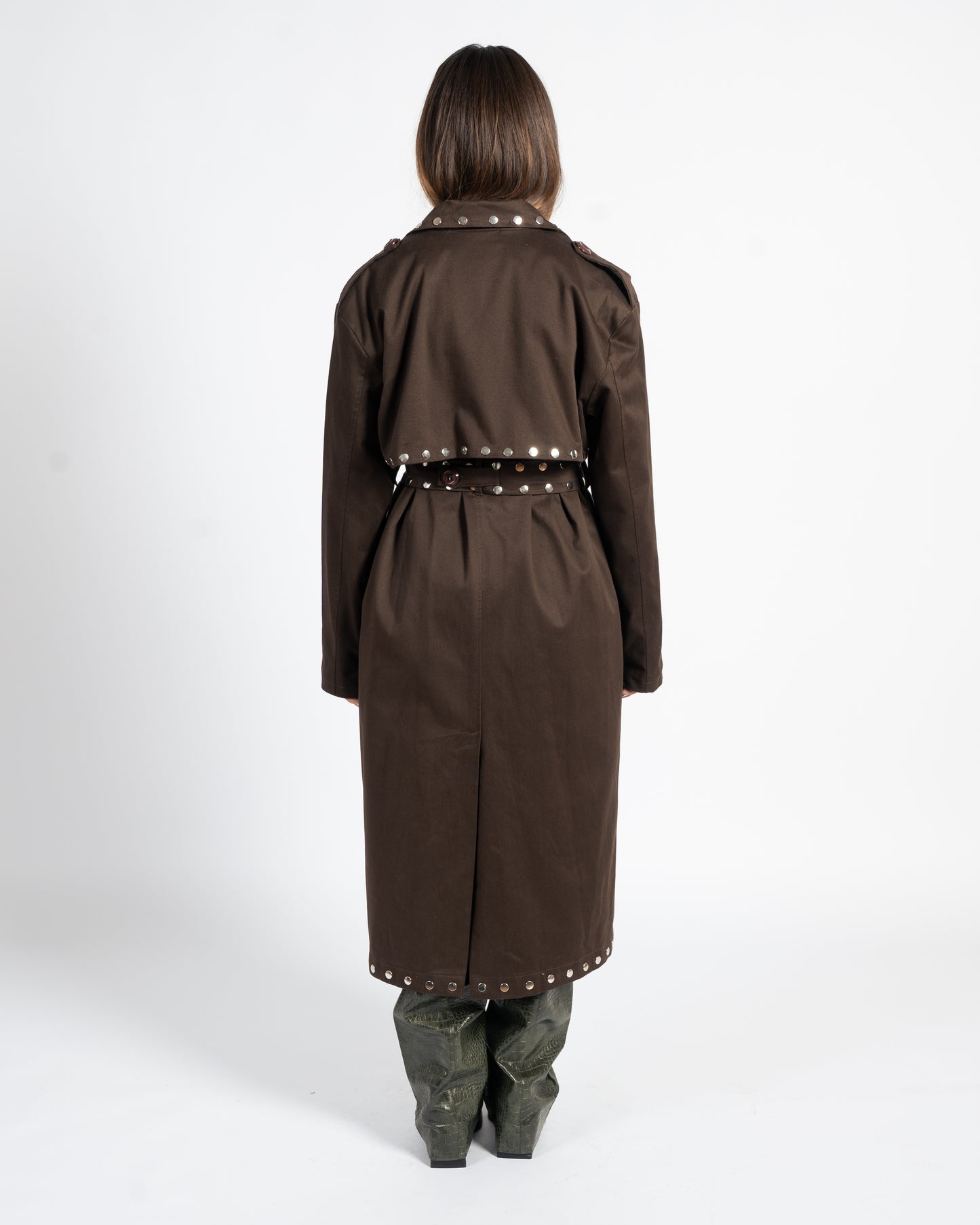 STARDUST TRENCH COAT IN MOCHA