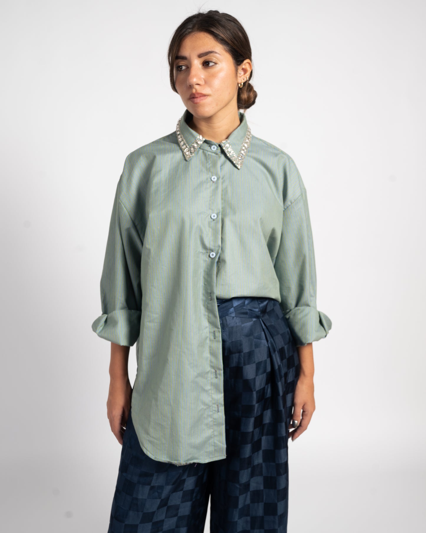 AFTER HOURS SHIRT IN CACTUS