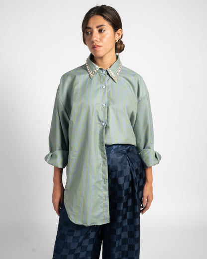 AFTER HOURS SHIRT IN CACTUS