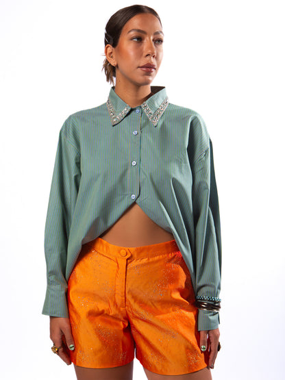 AFTER HOURS SHIRT IN CACTUS