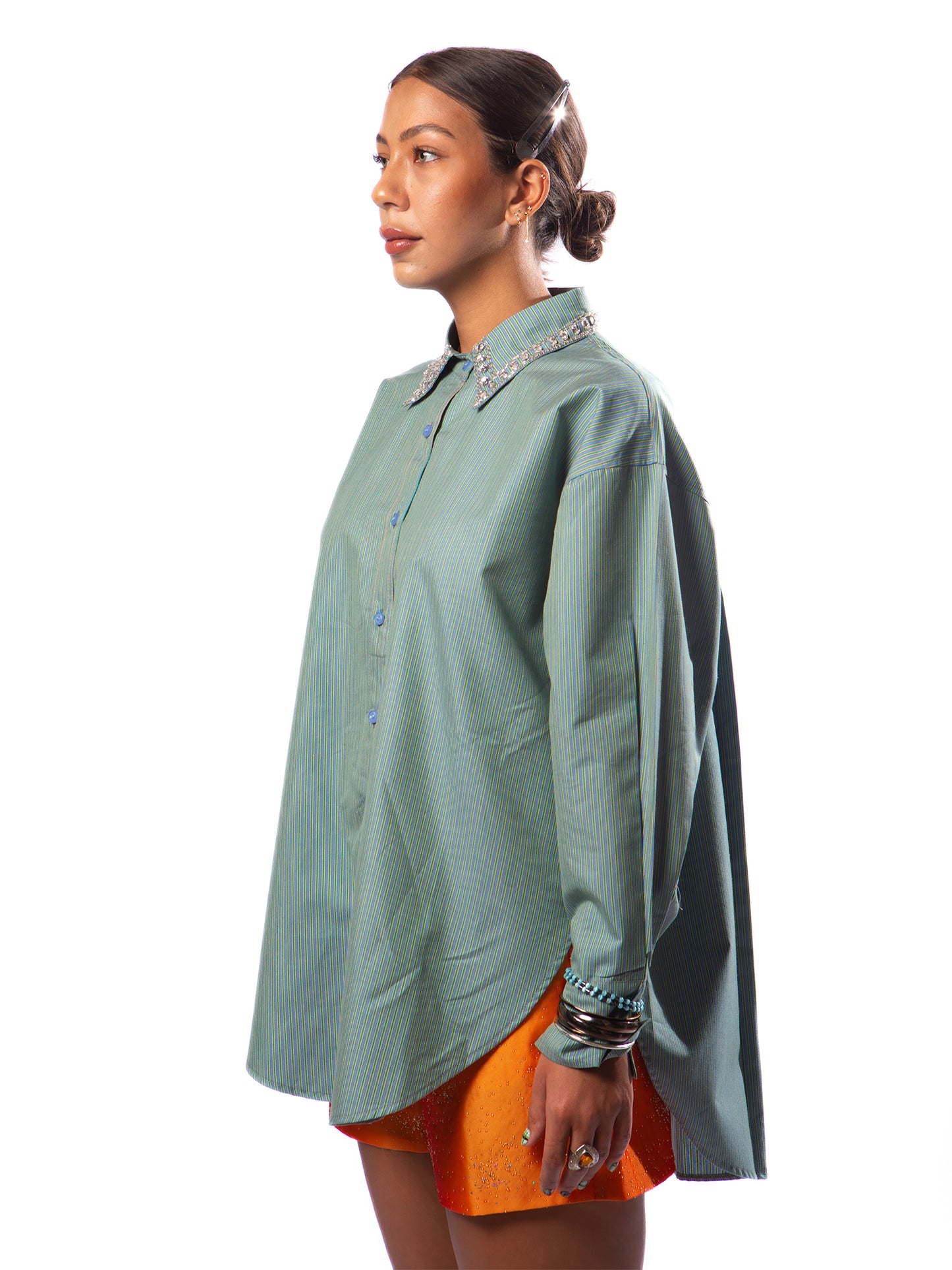 AFTER HOURS SHIRT IN CACTUS