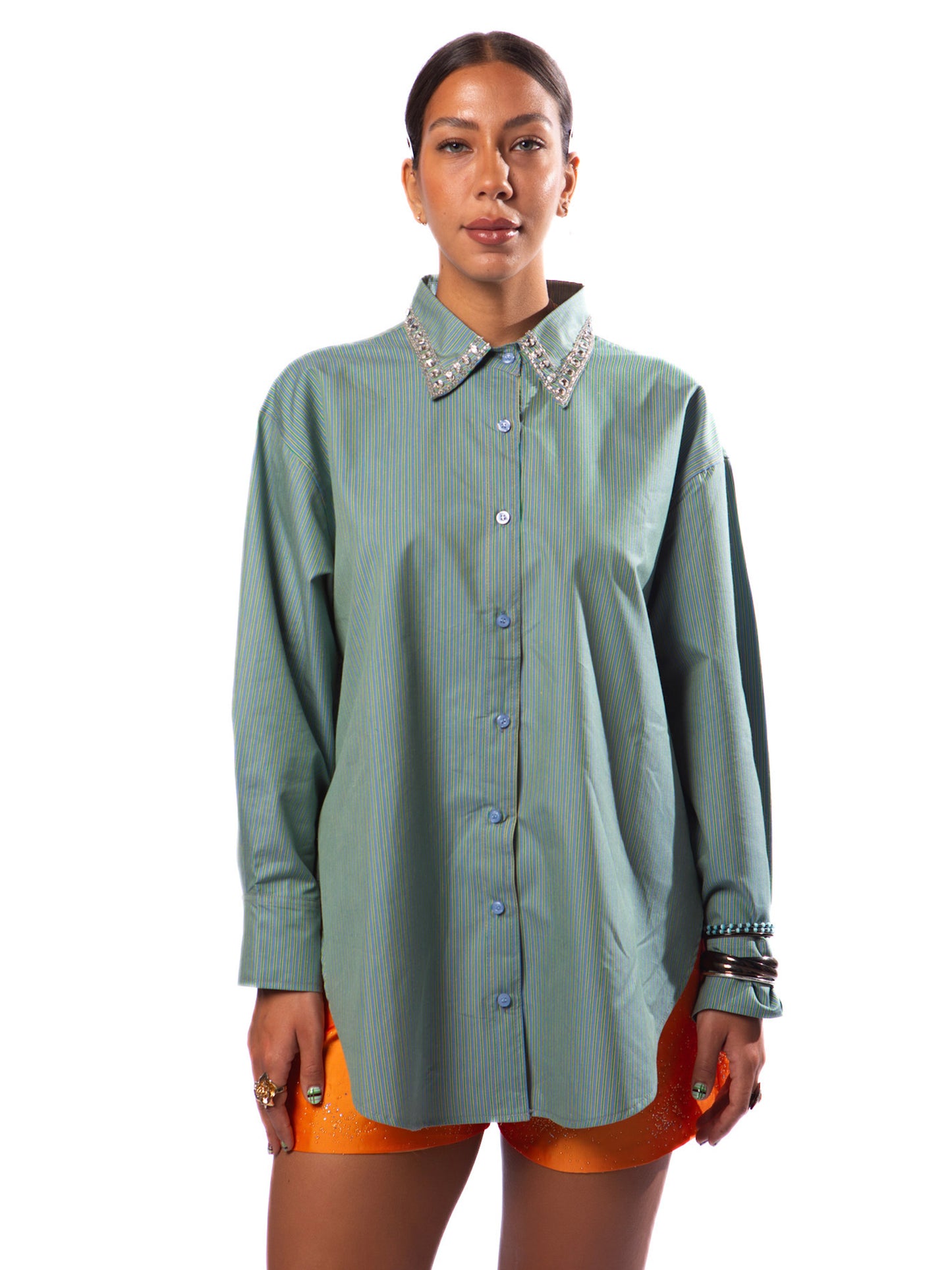 AFTER HOURS SHIRT IN CACTUS