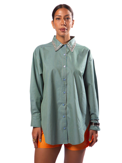 AFTER HOURS SHIRT IN CACTUS