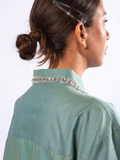 AFTER HOURS SHIRT IN CACTUS